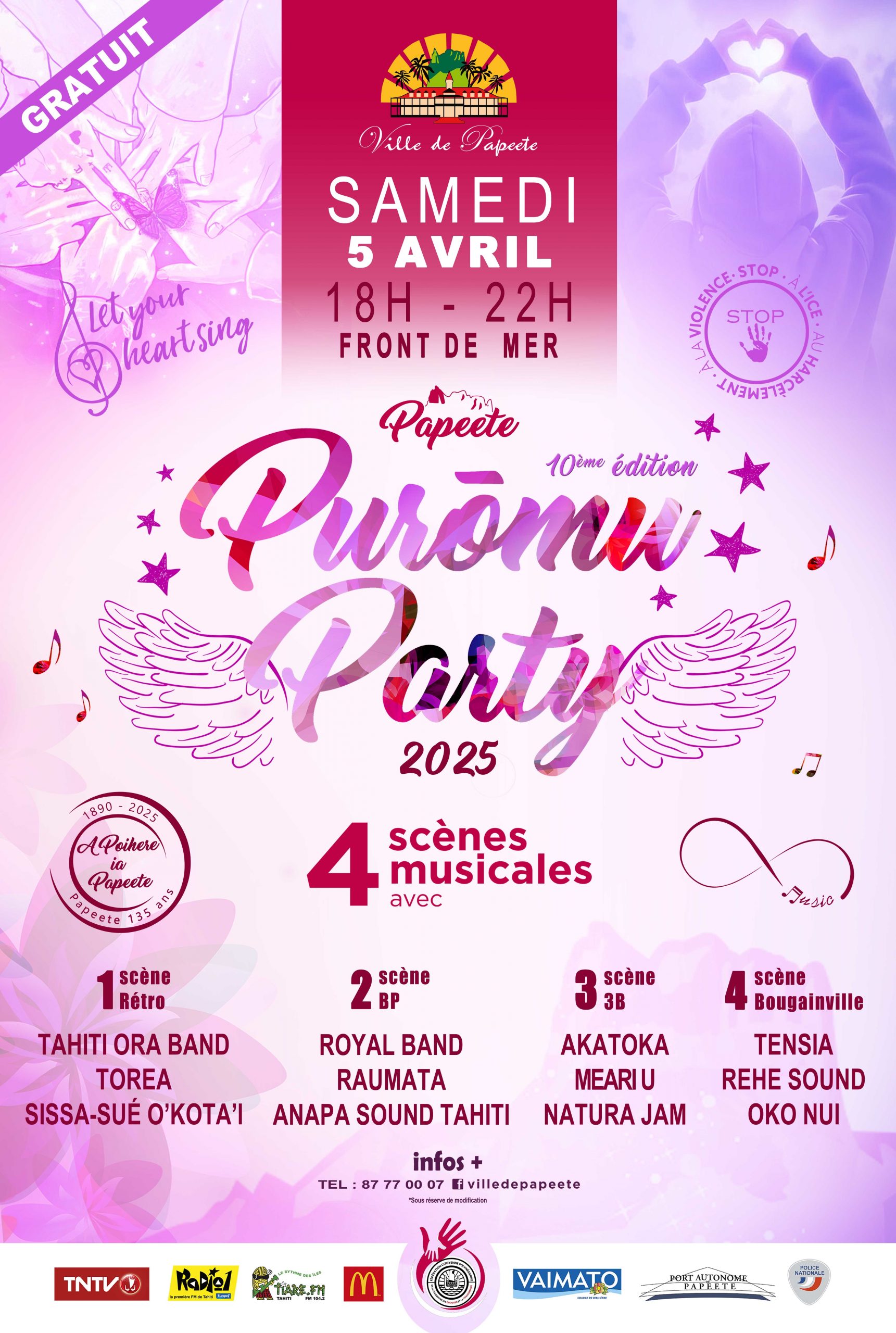 Rendez Vous Le Samedi Avril Pour La Papeete Puromu Party Dition